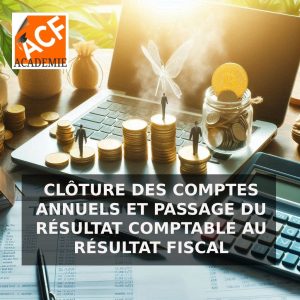 CLÔTURE DES COMPTES ANNUELS ET PASSAGE DU RÉSULTAT COMPTABLE AU RÉSULTAT FISCAL